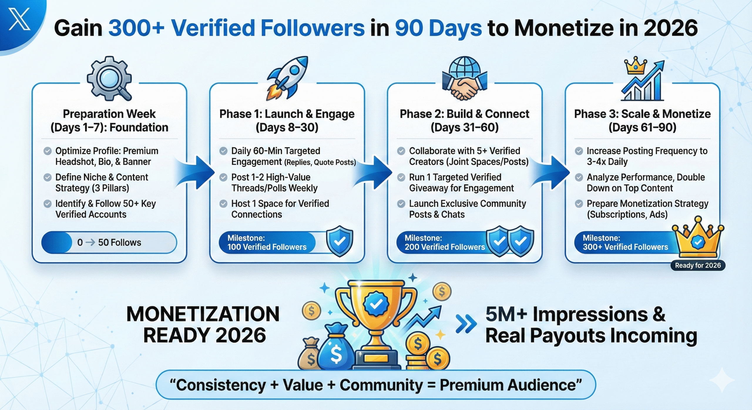90-Day Roadmap Overview Infographic