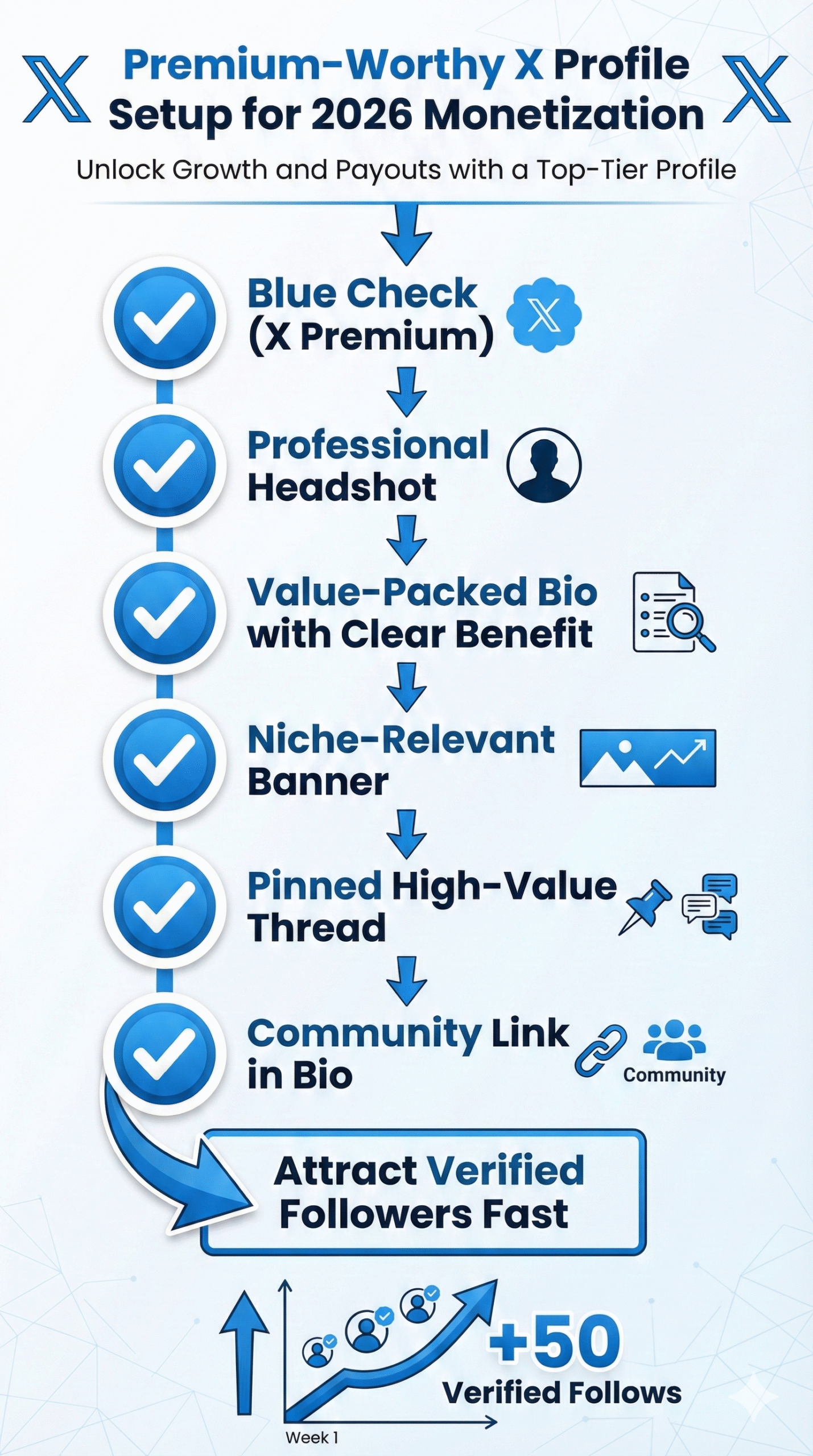 Profile Optimization Checklist Infographic